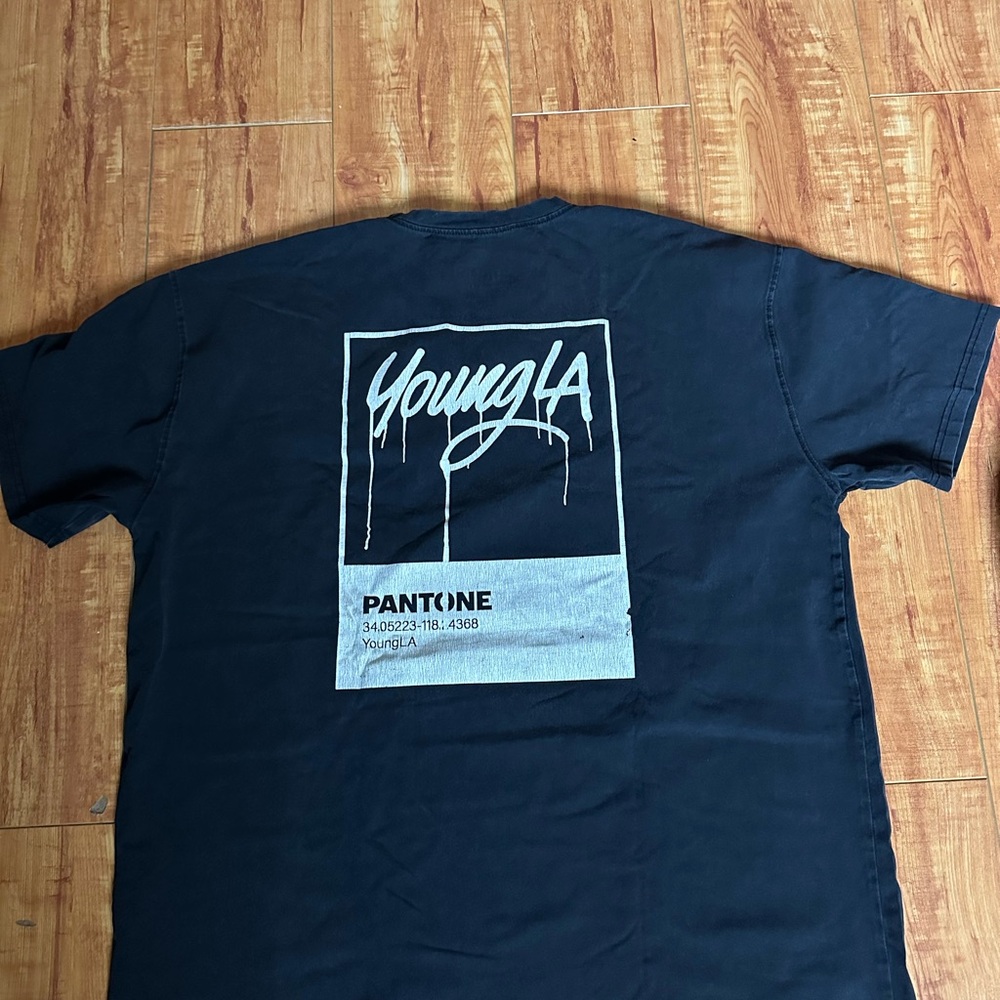 YoungLA Black Graphic T-Shirt